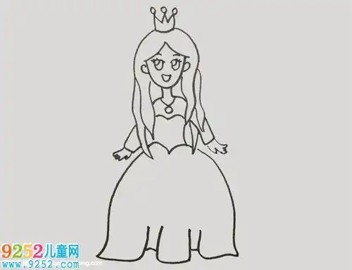 娃娃简易图画幼儿简易图画简笔画sophia公主简笔画芭比娃娃简笔画涂色