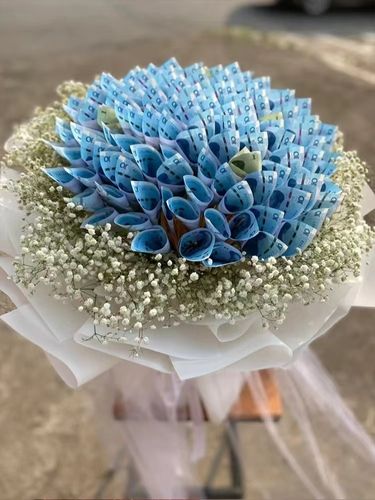有钱花花束材料有钱花现金花束礼盒自制钞票花束网红土豪现金