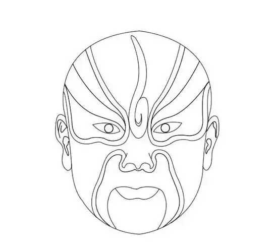 脸谱的画法_日常用品简笔画_简笔画大全