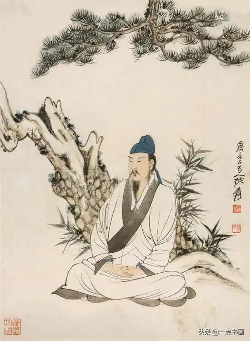 张大千80幅高士图欣赏