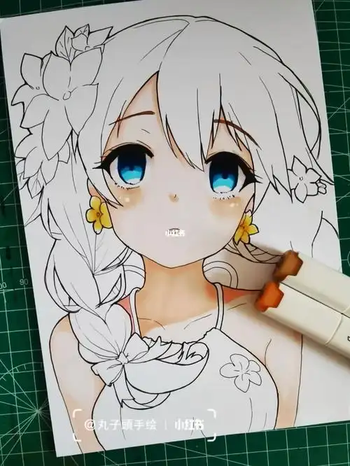 马克笔手绘动漫