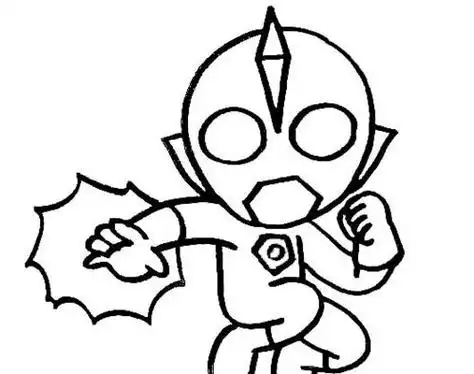 画奥特曼简笔画 幼儿园画奥特曼简笔画