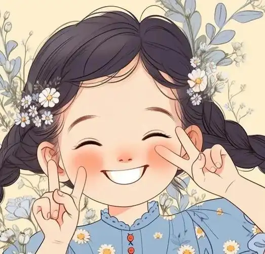 女生头像,每天笑一笑,不为别人只为自己