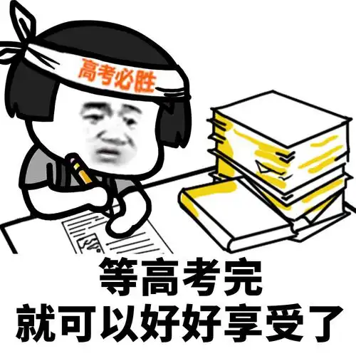 等高考完,就可以好好享受了