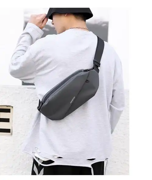 跨肩包男生挎包斜挎胸包单肩包男士包包男斜跨男生腰包休闲学生小背包
