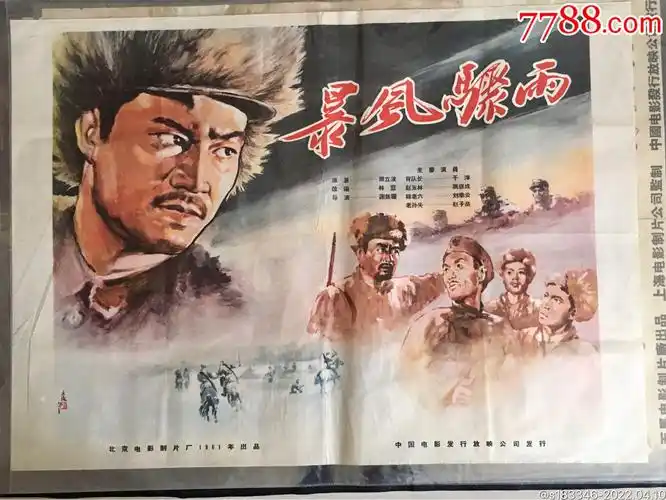 暴风骤雨_电影海报_第1张_7788工艺画
