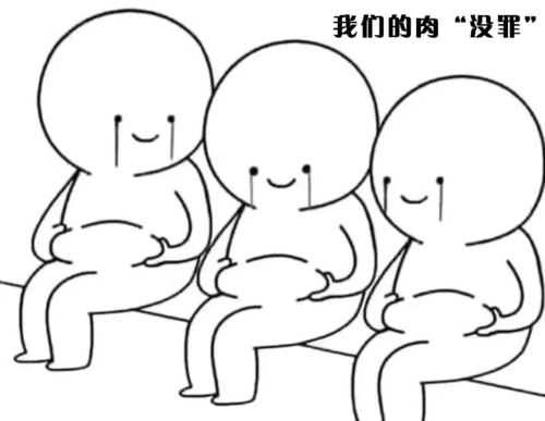 发胖总是势不可挡,当低头看着肚子新添的一圈肥肉时,还是忍不住流下"