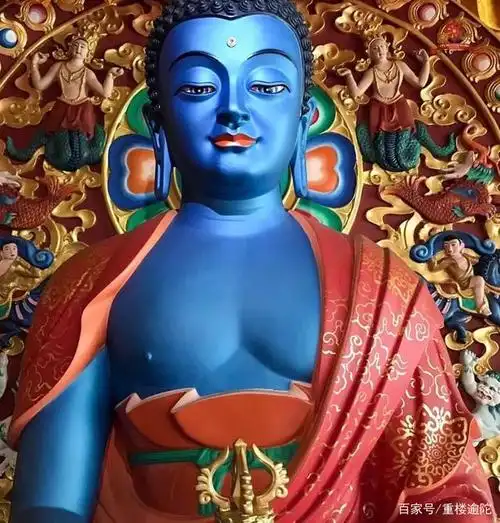 「地藏精神」五方佛帽之东方阿閦佛