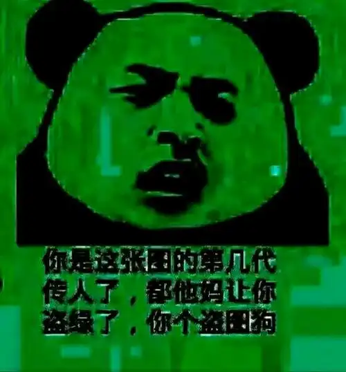 你是这张图的第几代传人了,都他妈让你盗绿了,你个盗图狗!