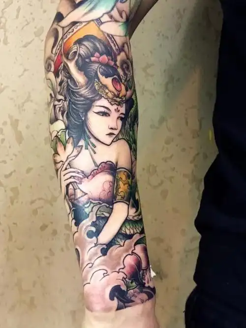 龙姬_纹身图案手稿图片_阿娟老师的纹身作品集