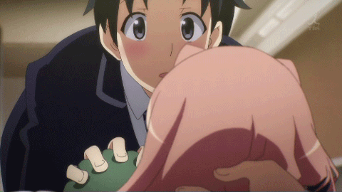 美少女动画可爱又工口的gif福利图