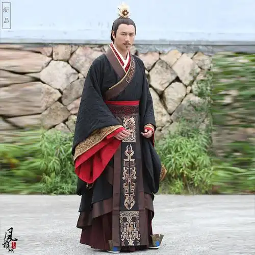 男士汉服美人心计同款大臣演出服汉武帝龙袍汉朝皇帝民族服装