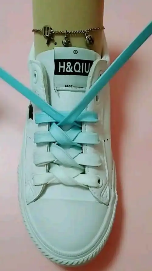 五孔鞋带,系法!