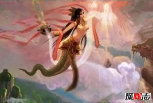 女娲真身吓人图片大全人首蛇身的诡异存在十分可怕