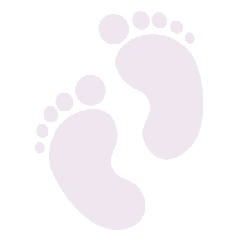 手绘脚丫矢量图