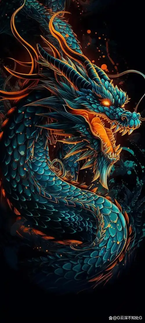 手机壁纸day003中国龙