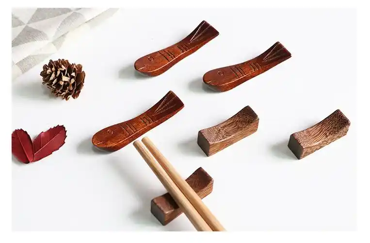 放筷子的小托架筷子托架放筷子小托架托筷枕勺托筷子拖中式创意公筷架