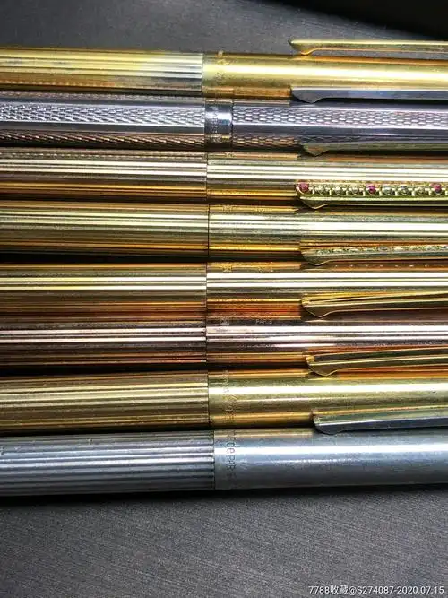 法国都彭细杆圆珠笔长度135mm原始品相看图有925带钻不带钻