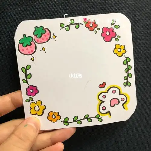 边框素材#手绘边框#简笔画#手绘卡通人物#边框#素材分享#小红书成长