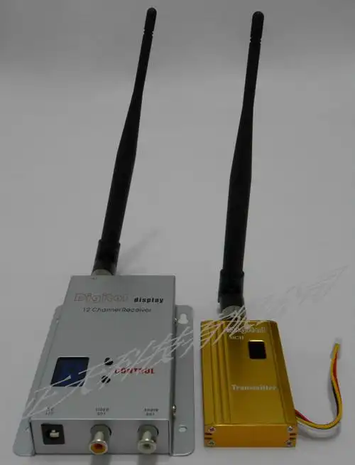 工厂批发1.5w无线视频航拍无线发射接收器音视频传输fpv图传