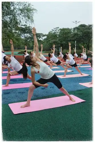 集体瑜伽健身美