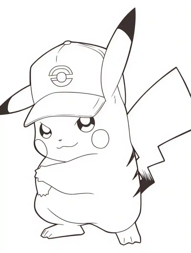 简笔画皮卡丘,几笔就能画成 #皮卡丘#0202#头像#0202#可爱