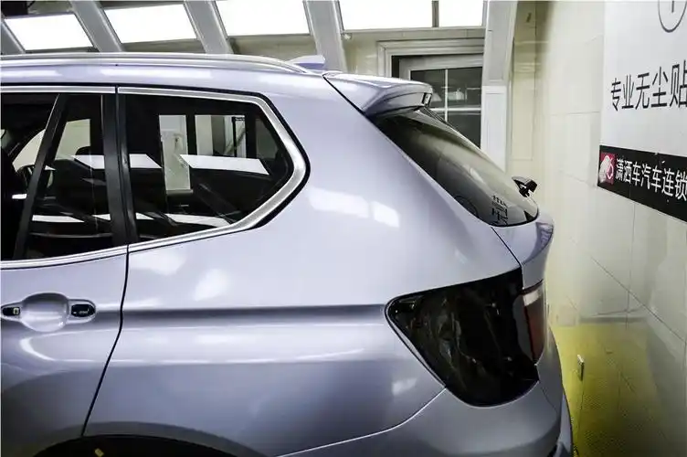 宝马x3改色艾利亮面金属闪光银,有质感又不失光泽