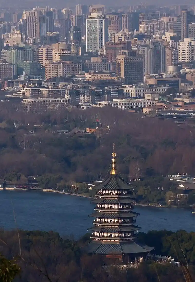 小众机位|俯瞰西湖全景/雷峰塔