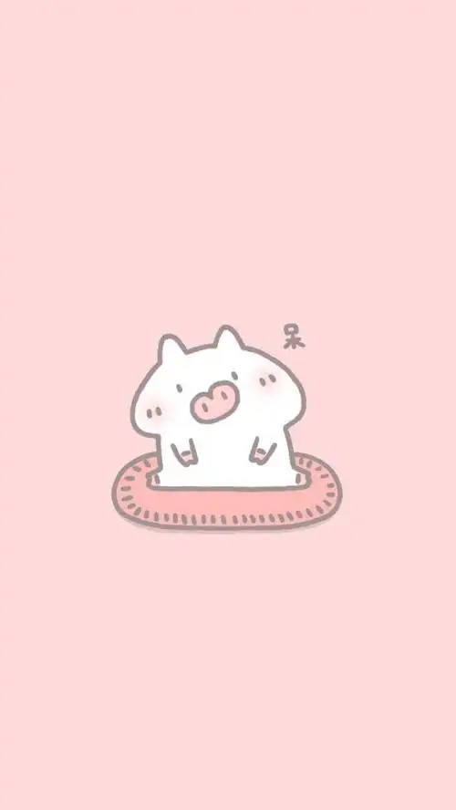 可爱呆萌粉系色的小猪动漫图片你是哪只小猪猪
