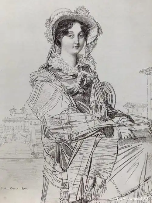 线条大师,多米尼克·安格尔速写