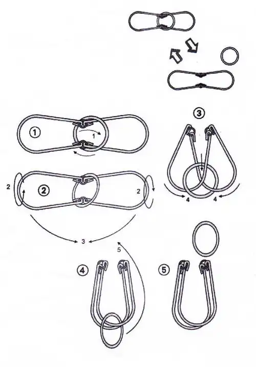 618嗨购金蝉脱壳智力环金属智力解扣特大号加粗金蝉脱壳解环马蹄扣m扣