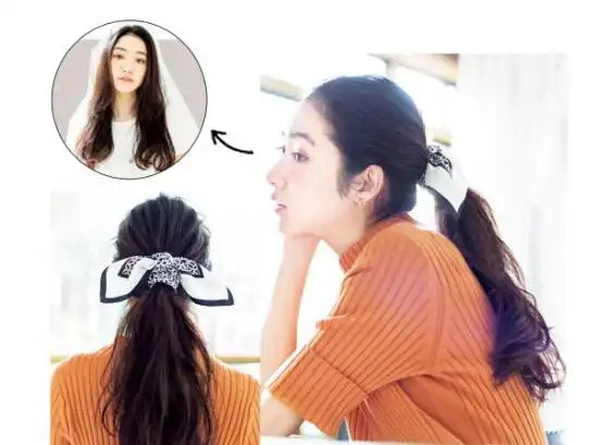 扎马尾辫好看的方法,马尾辫的各种扎法步骤 - 七丽时尚网