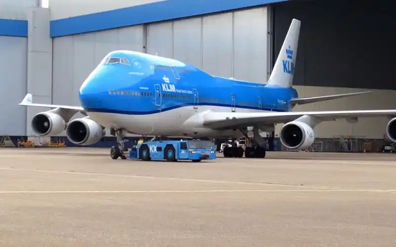 荷航747-400客机最后一次维护保养 2020.10.12