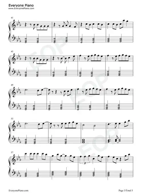 dream it possible-我的梦-华为品牌主题曲五线谱预览3-钢琴谱文件