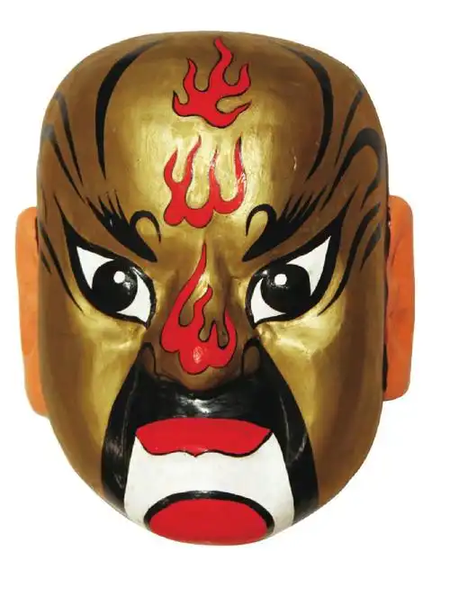 燧人氏-中国最美面具脸谱-图片