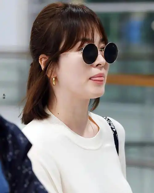 宋慧乔带火了挂耳短发发型洋气减龄显脸小很四五十岁女人