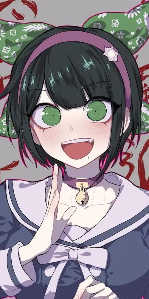 《弹丸论破》茶柱转子,全面屏壁纸分享,可爱单纯的厌男者