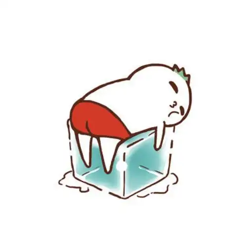 躺一下,趴一下,粘在上面不起来!#罗罗布每日一图#清凉头像