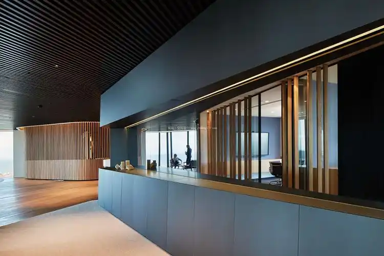 办公室走道吊顶装饰效果图片库-【城起设计公司】装修效果图