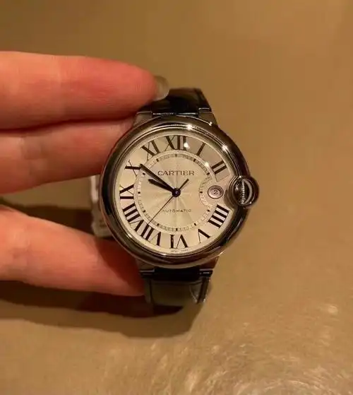 现货cartier卡地亚男款手表42mm蓝气球机械男表w69016z4