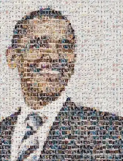 把很多小照片拼成一张大照片是怎么做的