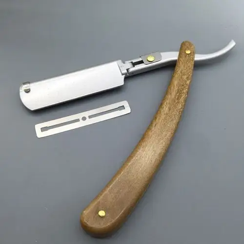 丽尔达老式长刀片手动刮刀剃头刀美发刮胡剃须刀理发刀片刮脸修眉