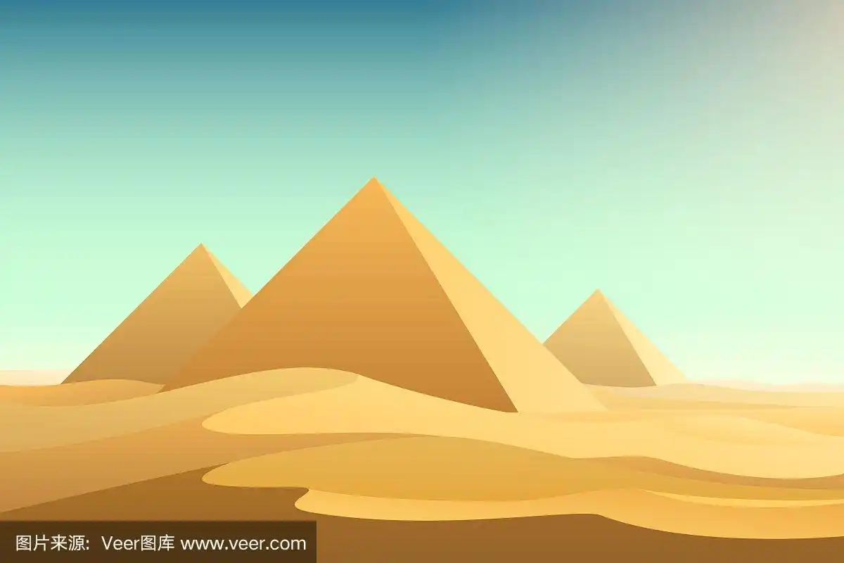 金字塔沙沙漠插图