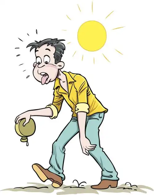 口渴的人元素下载