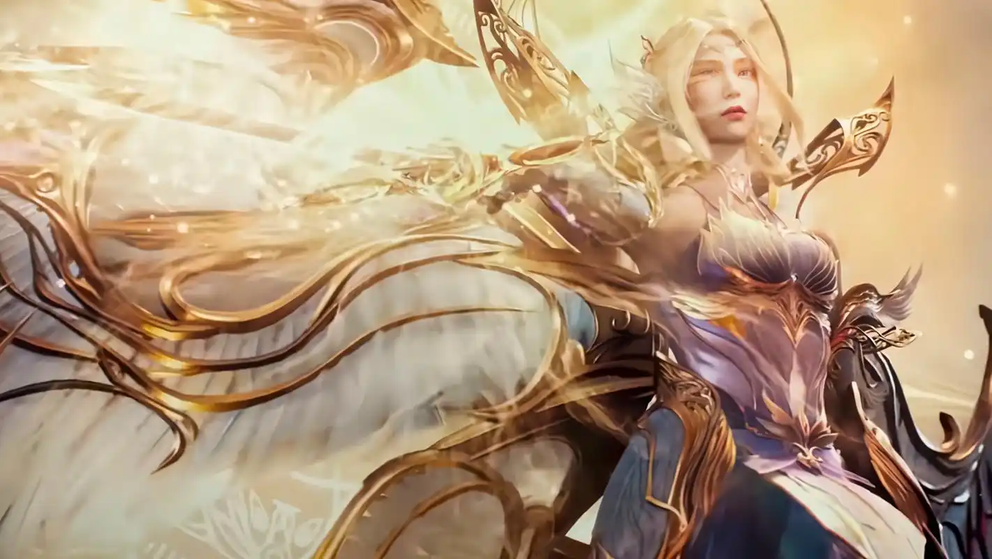 天使神千仞雪登场,成神的她身材更胜往昔,给人们一种肃然起敬的感觉