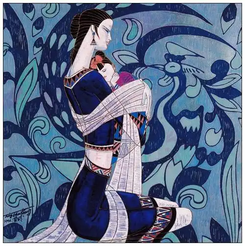 名画鉴赏(17)——丁绍光《人物》-徐州市第一中学