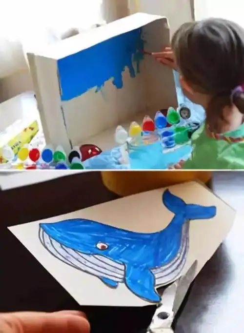 手工环创废鞋盒回收新玩法高大上装饰绝对吸睛