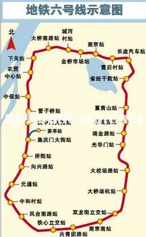 南京地铁6号线最新规划图