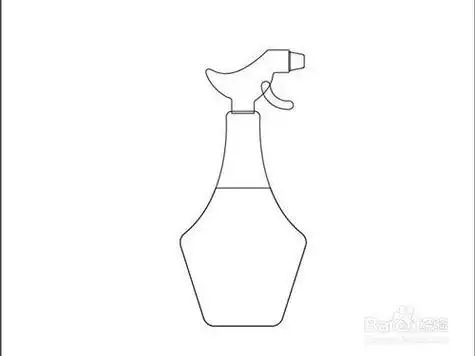 喷雾酒精简笔画