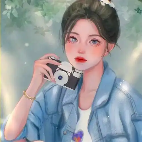 适合永久不换的女生手绘头像图片